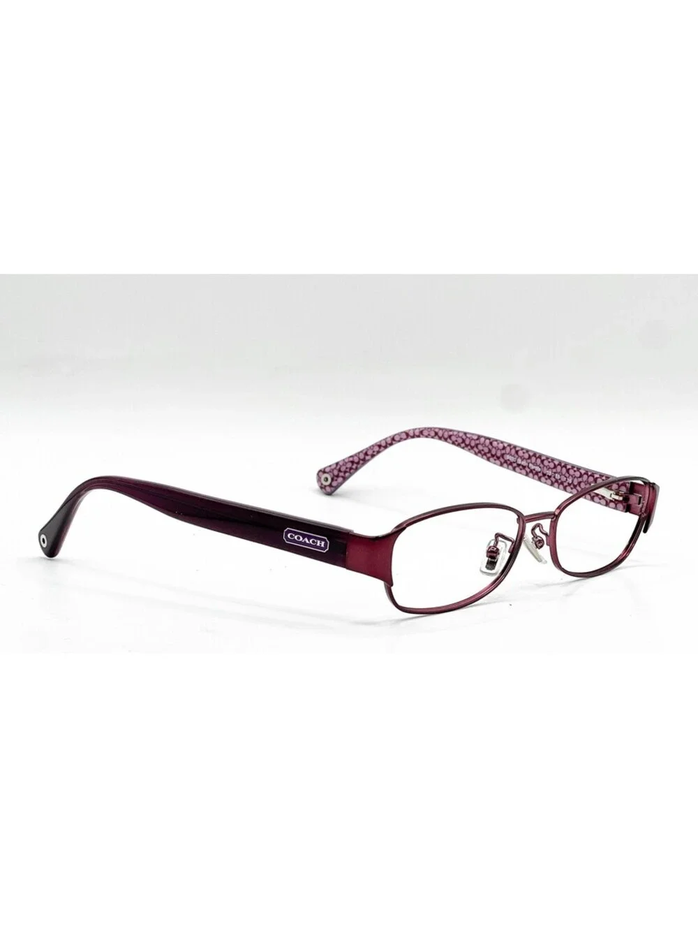 Coach HC 5018 9070 Satin Purple Butterfly Authentic Eyeglass Frames 53-15-135